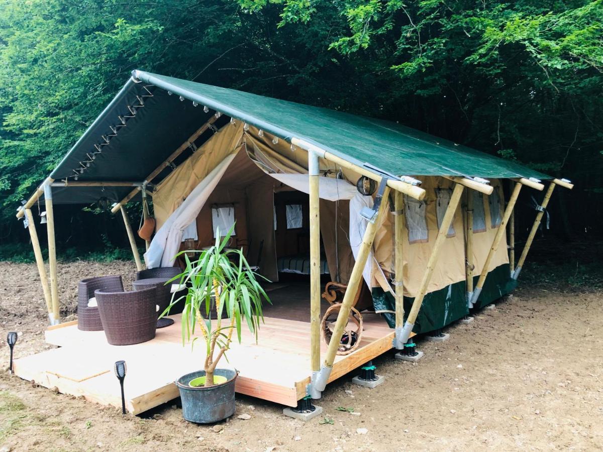 Tente Lodge Elevage Girbal La Chapelotte Exterior foto
