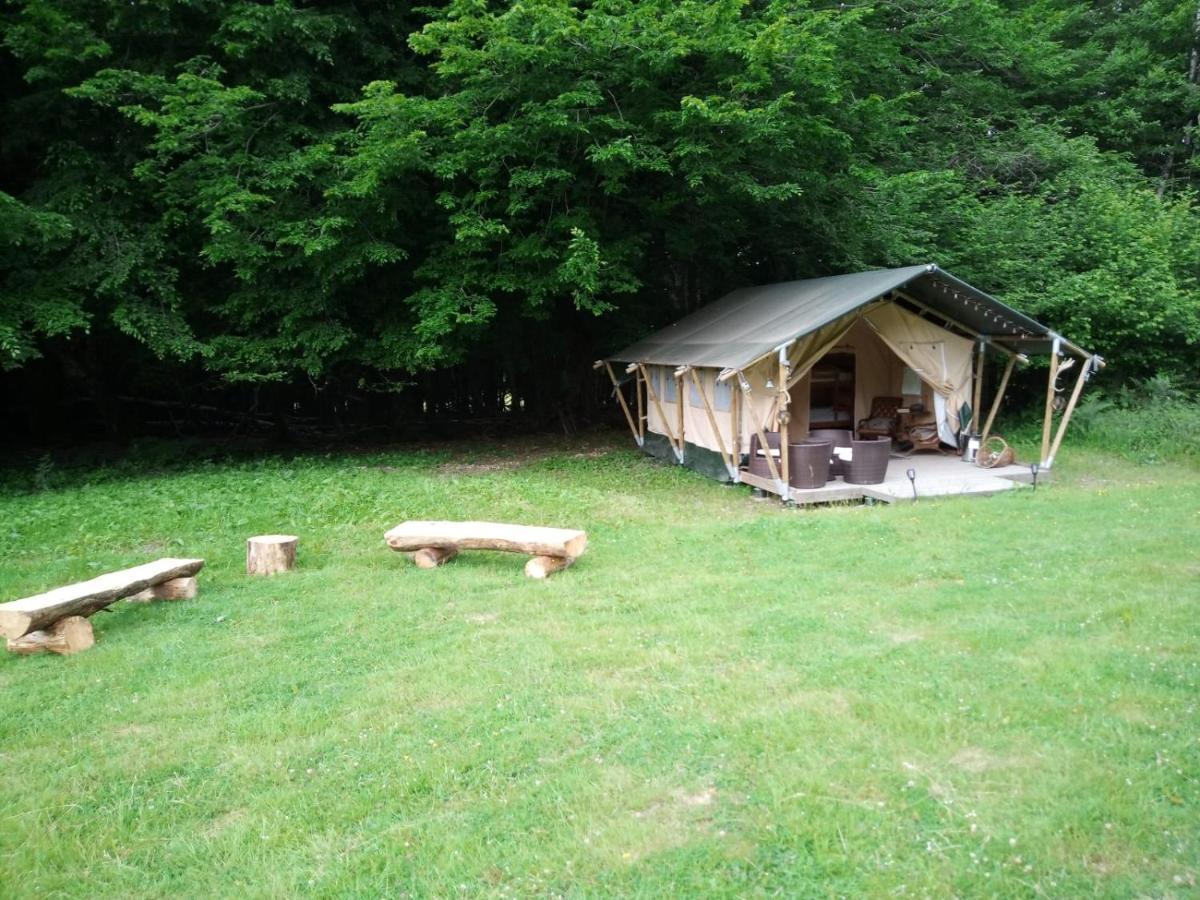 Tente Lodge Elevage Girbal La Chapelotte Exterior foto